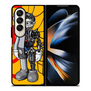 KAWS ROBOT HYPERBEAST Samsung Galaxy Z Fold 4 Case Cover KAWS ROBOT HYPERBEAST Samsung Galaxy Z Fold 4 Case Cover