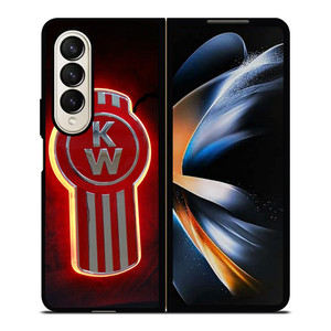 KENWORTH TRUCK GLOW LOGO Samsung Galaxy Z Fold 4 Case Cover
