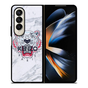KENZO PARIS TIGER MARBLE Samsung Galaxy Z Fold 4 Case Cover