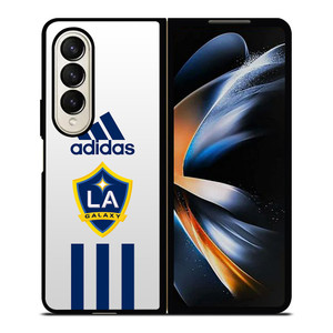 LA GALAXY ADIDAS STRIPES Samsung Galaxy Z Fold 4 Case Cover LA GALAXY ADIDAS STRIPES Samsung Galaxy Z Fold 4 Case Cover