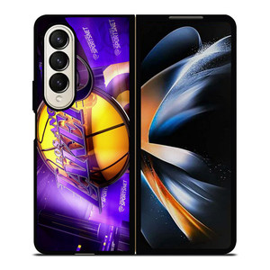 LA LAKERS 3D LOGO Samsung Galaxy Z Fold 4 Case Cover