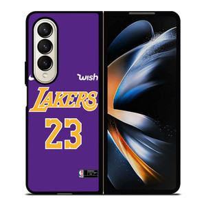 LA LAKERS LEBRON JAMES JERSEY Samsung Galaxy Z Fold 4 Case Cover