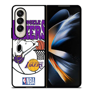 LA LAKERS SNOOPY DUNK Samsung Galaxy Z Fold 4 Case Cover