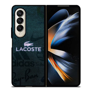 LACOSTE ADIDAS NIKE LOGO Samsung Galaxy Z Fold 4 Case Cover