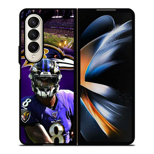 LAMAR JACKSON NFL BALTIMORE RAVENS Samsung Galaxy Z Fold 4 Case Cover