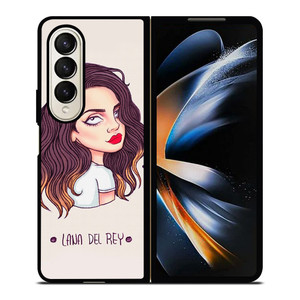 LANA DEL REY CARTOON Samsung Galaxy Z Fold 4 Case Cover