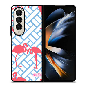 LILLY PULITZER FLAMINGO 2 Samsung Galaxy Z Fold 4 Case Cover