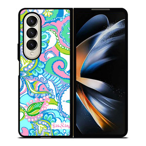 LILLY PULITZER NEW PATTERN Samsung Galaxy Z Fold 4 Case Cover LILLY PULITZER NEW PATTERN Samsung Galaxy Z Fold 4 Case Cover