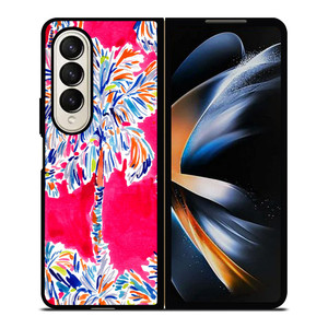 LILLY PULITZER RED VINTAGE Samsung Galaxy Z Fold 4 Case Cover