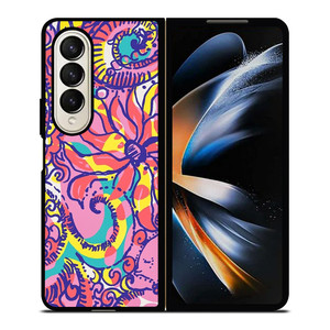 LILLY PULITZER VINTAGE PINK Samsung Galaxy Z Fold 4 Case Cover