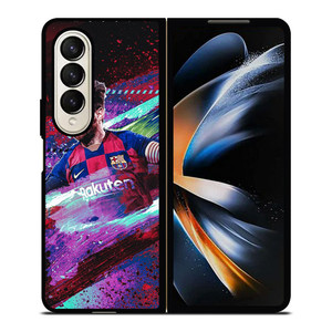 LIONEL MESSI BARCELONA ART Samsung Galaxy Z Fold 4 Case Cover