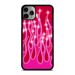 SNINY PINK FLAMES iPhone 11 Pro Max Case Cover SNINY PINK FLAMES iPhone 11 Pro Max Case Cover