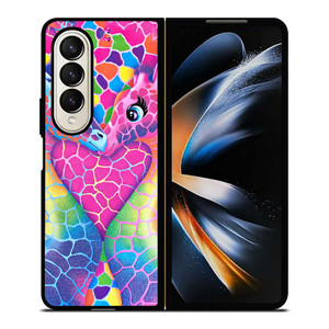 LISA FRANK GIRAFFE CUTE Samsung Galaxy Z Fold 4 Case Cover