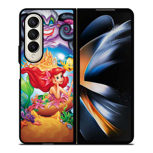 LITTLE MERMAID ARIEL AND URSULA DISNEY Samsung Galaxy Z Fold 4 Case Cover LITTLE MERMAID ARIEL AND URSULA DISNEY Samsung Galaxy Z Fold 4 Case Cover