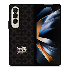 LOGO COACH NEW YORK 2 Samsung Galaxy Z Fold 4 Case Cover