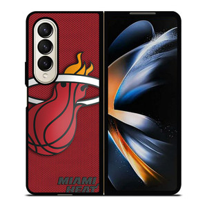 LOGO MIAMI HEAT BASKETBALL Samsung Galaxy Z Fold 4 Case Cover