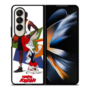 LOONEY TUNES NIKE MICHAEL JORDAN Samsung Galaxy Z Fold 4 Case Cover