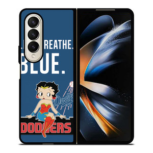 LOS ANGELES BETTY BOOP DODGERS Samsung Galaxy Z Fold 4 Case Cover