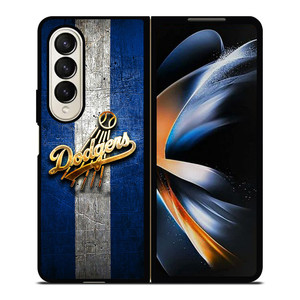 LOS ANGELES DODGERS GOLD LOGO Samsung Galaxy Z Fold 4 Case Cover
