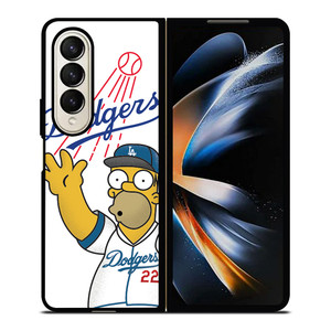 LOS ANGELES DODGERS THE SIMPSONS Samsung Galaxy Z Fold 4 Case Cover