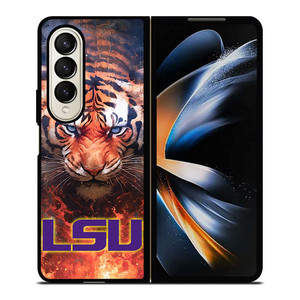LSU TIGERS LOGO LOUISIANA STATE UNIVERSITY ICON Samsung Galaxy Z Fold 4 Case Cover