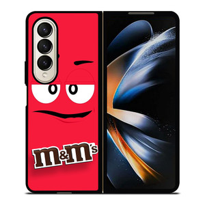 M&M'S CHOCOLATE MASCOT FACE Samsung Galaxy Z Fold 4 Case Cover