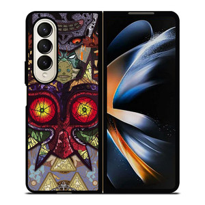 MAJORA MASK LEGEND OF ZELDA GAMES MOZAIK Samsung Galaxy Z Fold 4 Case Cover MAJORA MASK LEGEND OF ZELDA GAMES MOZAIK Samsung Galaxy Z Fold 4 Case Cover