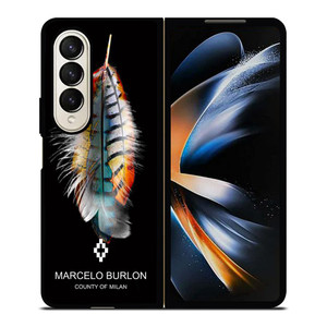 MARCELO BURLON Samsung Galaxy Z Fold 4 Case Cover MARCELO BURLON Samsung Galaxy Z Fold 4 Case Cover