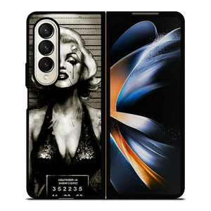 MARILYN MONROE CRIME Samsung Galaxy Z Fold 4 Case Cover
