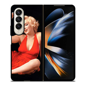 MARILYN MONROE RED DRESS Samsung Galaxy Z Fold 4 Case Cover