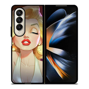 MARILYN MONROE SEXY CARTOON Samsung Galaxy Z Fold 4 Case Cover