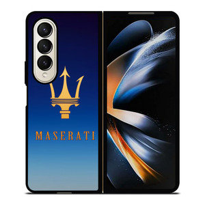 MASERATI GOLD LOGO Samsung Galaxy Z Fold 4 Case Cover MASERATI GOLD LOGO Samsung Galaxy Z Fold 4 Case Cover