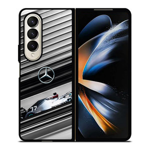 MERCEDES F1 VALTTERI BOTTAS 77 Samsung Galaxy Z Fold 4 Case Cover