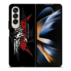 METALLICA ROCK BAND ICON Samsung Galaxy Z Fold 4 Case Cover METALLICA ROCK BAND ICON Samsung Galaxy Z Fold 4 Case Cover