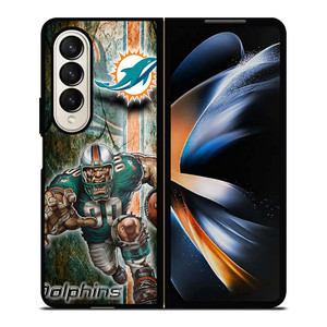 MIAMI DOLPHINS FOOTBALL Samsung Galaxy Z Fold 4 Case Cover