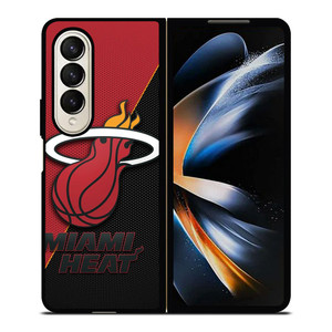MIAMI HEAT BASKETBALL LOGO Samsung Galaxy Z Fold 4 Case Cover