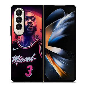 MIAMI HEAT DWYANE WADE 3 NBA Samsung Galaxy Z Fold 4 Case Cover