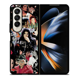 MICHAEL JACKSON COLLAGE Samsung Galaxy Z Fold 4 Case Cover MICHAEL JACKSON COLLAGE Samsung Galaxy Z Fold 4 Case Cover