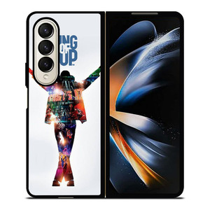 MICHAEL JACKSON KING OF POP Samsung Galaxy Z Fold 4 Case Cover