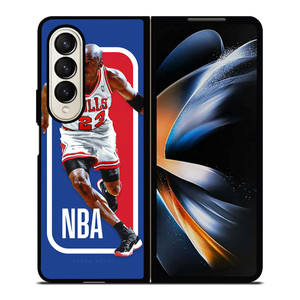 MICHAEL JORDAN NBA LOGO Samsung Galaxy Z Fold 4 Case Cover