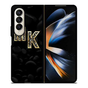 MICHAEL KORS MK GOLD LOGO Samsung Galaxy Z Fold 4 Case Cover