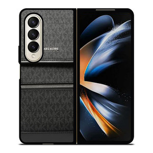 MICHAEL KORS MK LOGO BACKPACK BLACK BAG Samsung Galaxy Z Fold 4 Case Cover