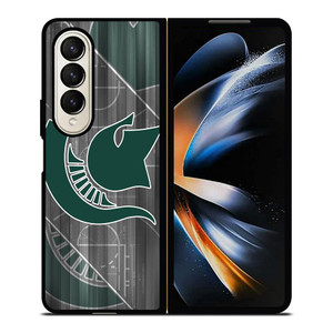 MICHIGAN STATE SPARTANS LOGO Samsung Galaxy Z Fold 4 Case Cover MICHIGAN STATE SPARTANS LOGO Samsung Galaxy Z Fold 4 Case Cover