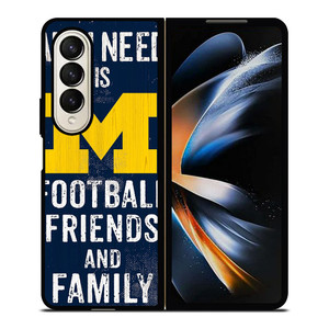 MICHIGAN WOLVERINES FOOTBALL QUOTES Samsung Galaxy Z Fold 4 Case Cover