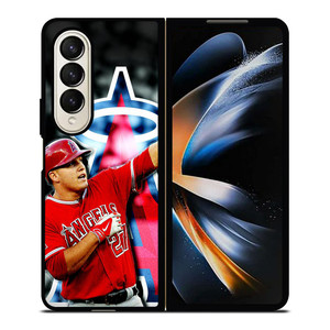 MIKE TROUT LOS ANGELES ANGELS Samsung Galaxy Z Fold 4 Case Cover