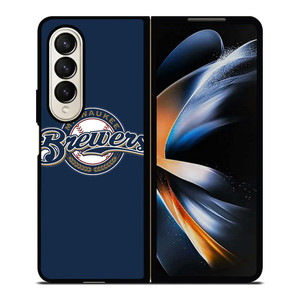 MILWAUKEE BREWERS BASEBALL TEAM LOGO Samsung Galaxy Z Fold 4 Case Cover