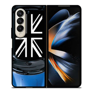 MINI COOPER UNIONS JACK BLUE Samsung Galaxy Z Fold 4 Case Cover
