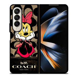 MINNIE MOUSE COACH Samsung Galaxy Z Fold 4 Case Cover