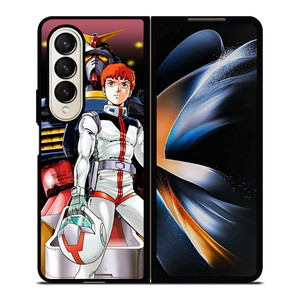 MOBILE SUITE GUNDAM AMURO RAY Samsung Galaxy Z Fold 4 Case Cover MOBILE SUITE GUNDAM AMURO RAY Samsung Galaxy Z Fold 4 Case Cover