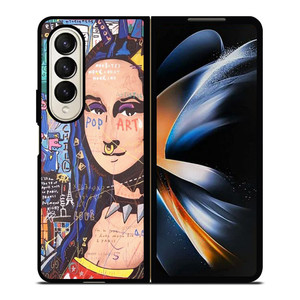 MONALISA ABSTRACT POP ART  Samsung Galaxy Z Fold 4 Case Cover